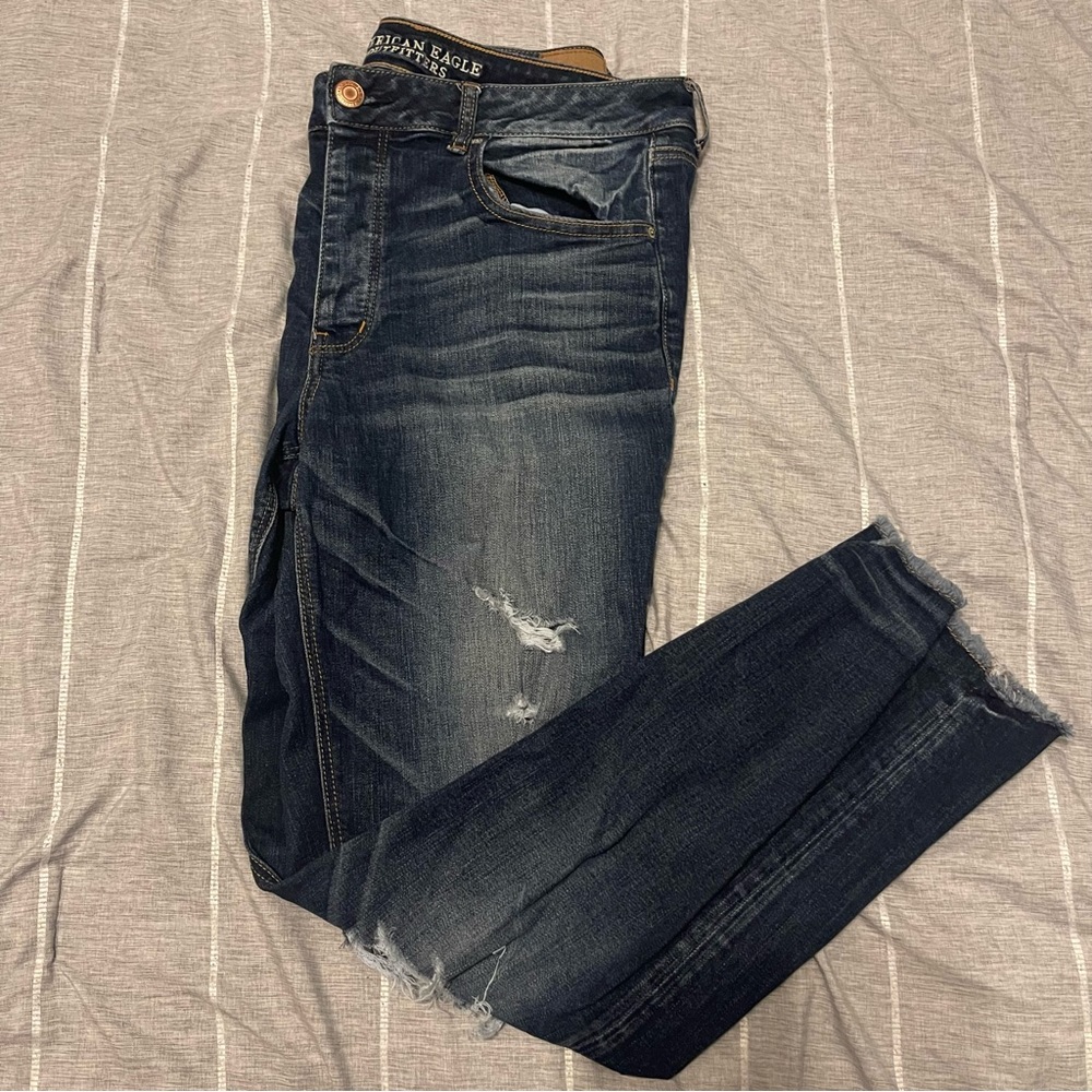 Dark Wash Tomgirl American Eagle Jeans Size 14